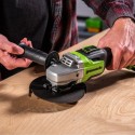 Угловая шлифовальная машина аккумуляторная  Greenworks 24V GD24AG (1хАКБ 5Ач и ЗУ)