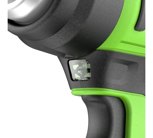 Фен строительный аккумуляторный Greenworks G24HG 24V (1хАКБ 4Ач и ЗУ)