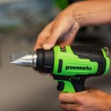 Фен строительный аккумуляторный Greenworks G24HG 24V (1хАКБ 4Ач и ЗУ)