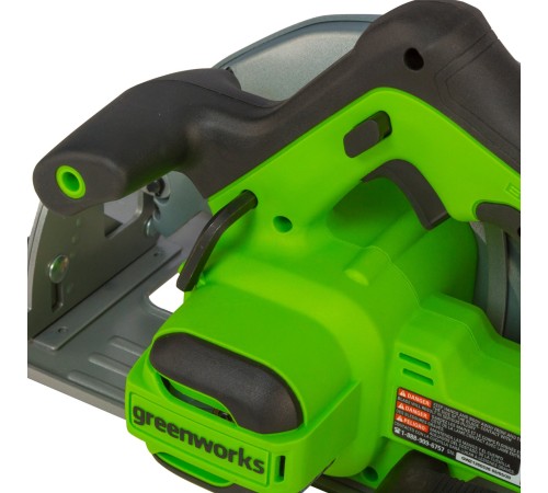Циркулярная пила аккумуляторная Greenworks 24V GD24CS (1хАКБ 4Ач и ЗУ)