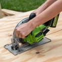 Циркулярная пила аккумуляторная  Greenworks 24V GD24CS (1хАКБ 5Ач и ЗУ)