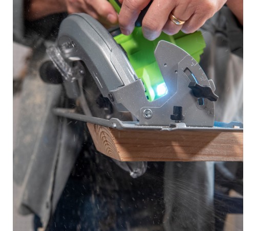 Циркулярная пила аккумуляторная  Greenworks 24V GD24CS (1хАКБ 5Ач и ЗУ)
