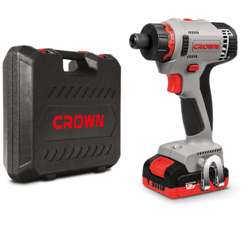 Винтоверт аккумуляторный Crown CT21081HB-2 BMC (2хАКБ и ЗУ)