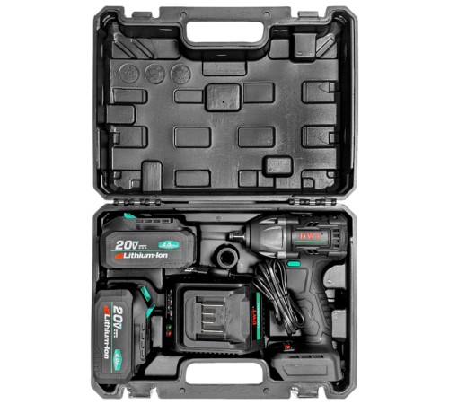 Гайковерт аккумуляторный DWT ABWP-20 HDN-4C2 BMC (2хАКБ и ЗУ)