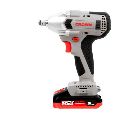 Гайковер ударный аккумуляторный Crown CT22015HX-2 TB (2хАКБ и ЗУ)