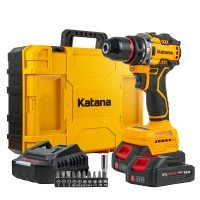 Дрель-шуруповерт аккумуляторный KATANA HD Line BCD5501 (2 АКБ и ЗУ)