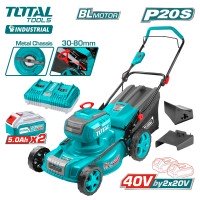 Газонокосилка аккумуляторная Total TLMLI20186 (2хАКБ и ЗУ)