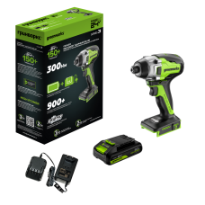 Винтоверт ударный аккумуляторный Greenworks 24V GD24ID3 (1 АКБx2Ач и ЗУ)