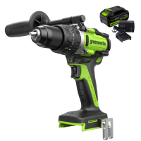Дрель-шуруповерт ударная аккумуляторная Greenworks 24V GD24DD140 (1хАКБ 4Ач и ЗУ)