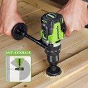 Дрель-шуруповерт ударная аккумуляторная Greenworks 24V GD24DD140 (1хАКБ 4Ач и ЗУ)