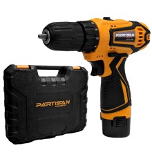 Дрель-шуруповерт аккумуляторная PARTISAN AD-12.14B + набор (2хАКБ и ЗУ)