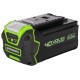 Снегоуборщик аккумуляторный Greenworks 40V G40ST40 (1хАКБ 4Ач и ЗУ) 40см