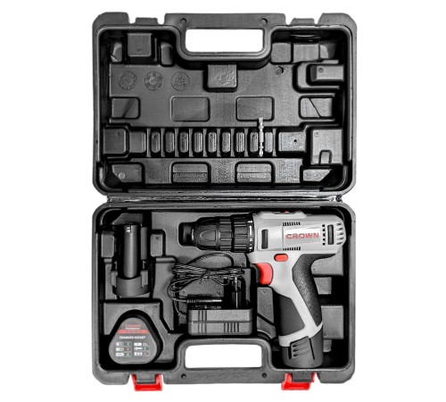 Дрель-шуруповерт аккумуляторная Crown CT21053LH-1.5 BMC (2хАКБ и ЗУ)
