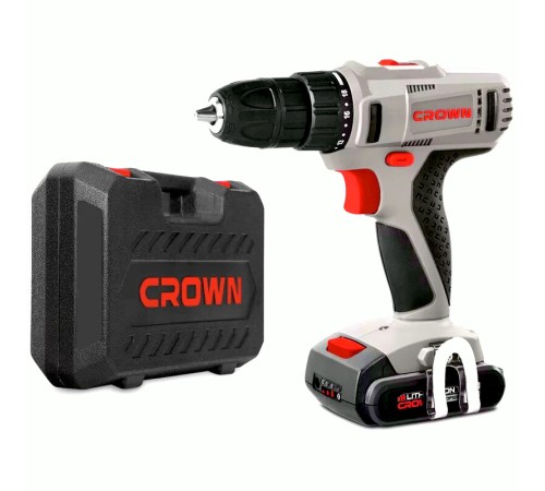 Дрель-шуруповерт аккумуляторная Crown CT21055L-1.5 BMC (2хАКБ и ЗУ)