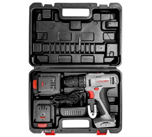 Дрель-шуруповерт аккумуляторная Crown CT21055L-1.5 BMC (2хАКБ и ЗУ)