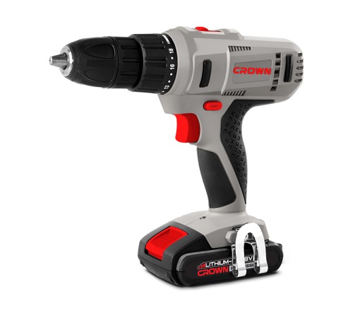 Дрель-шуруповерт аккумуляторная Crown CT21056L-1.5 BMC (2хАКБ и ЗУ)