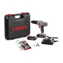 Дрель-шуруповерт аккумуляторная Crown CT21056L-1.5 BMC (2хАКБ и ЗУ)