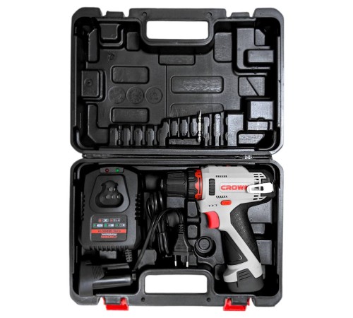 Дрель-шуруповерт аккумуляторная Crown CT21072HX-2 BMC (2хАКБ и ЗУ)