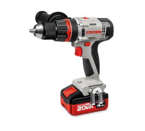 Дрель-шуруповерт аккумуляторная Crown CT21076HMX-4 BMC (2хАКБ и ЗУ)