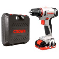Дрель-шуруповерт аккумуляторная Crown CT21081H-2 BMC (2хАКБ и ЗУ)