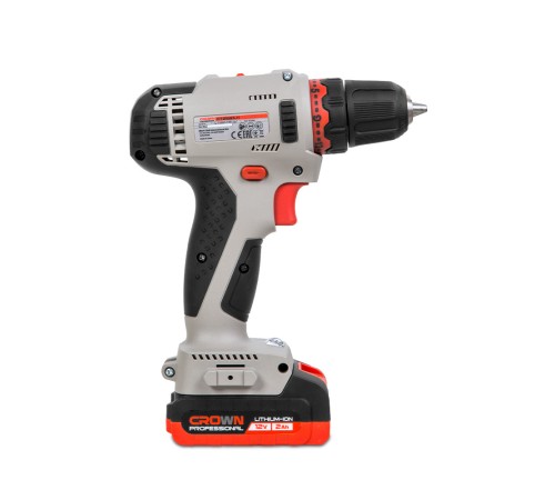 Дрель-шуруповерт аккумуляторная Crown CT21081H-2 BMC (2хАКБ и ЗУ)