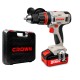 Дрель-шуруповерт аккумуляторная Crown CT21090HMX-4 BMC (2хАКБ и ЗУ)