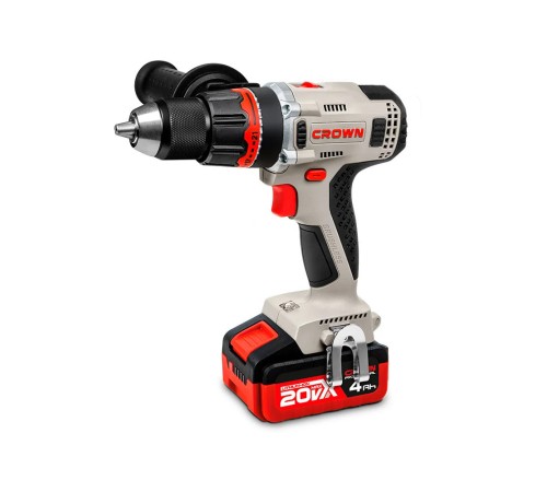 Дрель-шуруповерт аккумуляторная Crown CT21090HMX-4 BMC (2хАКБ и ЗУ)