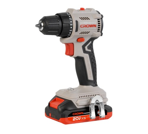 Дрель-шуруповерт аккумуляторная Crown CT21131XS-2 BMC (2хАКБ и ЗУ)