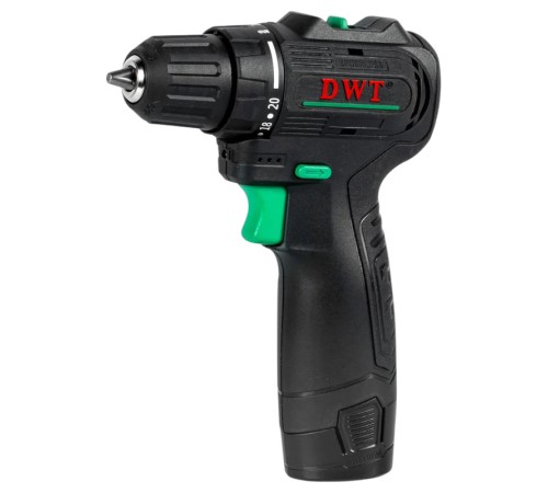 Дрель-шуруповерт аккумуляторная DWT ABSP-12 DN-2 (2хАКБ и ЗУ)