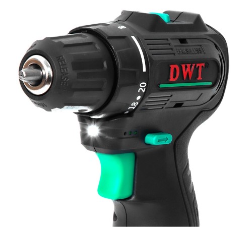 Дрель-шуруповерт аккумуляторная DWT ABSP-12 DN-2 (2хАКБ и ЗУ)