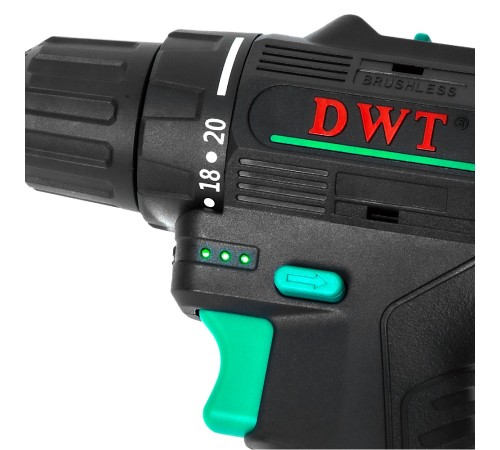 Дрель-шуруповерт аккумуляторная DWT ABSP-12 DN-2 (2хАКБ и ЗУ)
