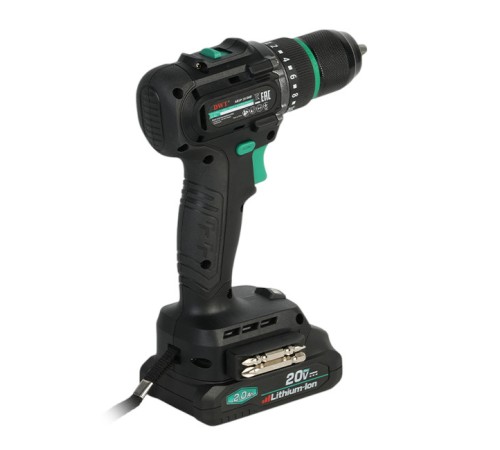 Дрель-шуруповерт аккумуляторная  DWT ABSP-20 DNF-2 BMC (2хАКБ и ЗУ)