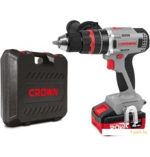 Дрель-шуруповерт аккумуляторная ударная Crown CT21093HMX-4 BMC (2хАКБ и ЗУ)