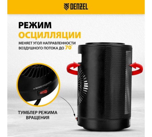 Тепловентилятор Denzel DTFC-1200S