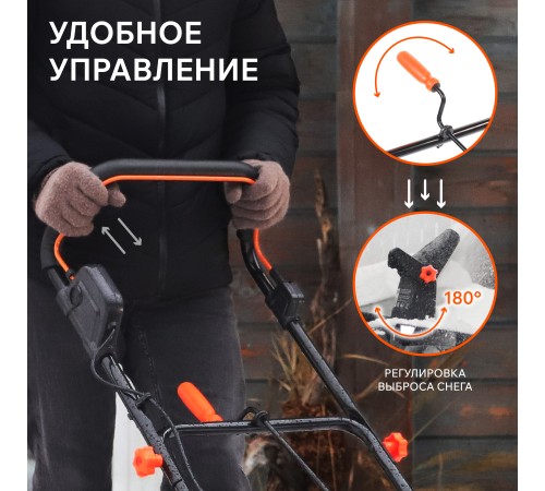 Снегоуборщик аккумуляторный Patriot PE 2842 UES (2хАКБ и ЗУ)