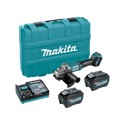 Угловая шлифмашина  Makita XGT GA038GT201 MAKPAC (2хАКБ и ЗУ)