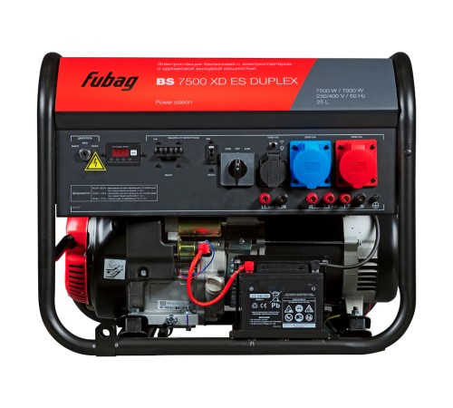 Генератор бензиновый FUBAG BS 7500 XD ES DUPLEX
