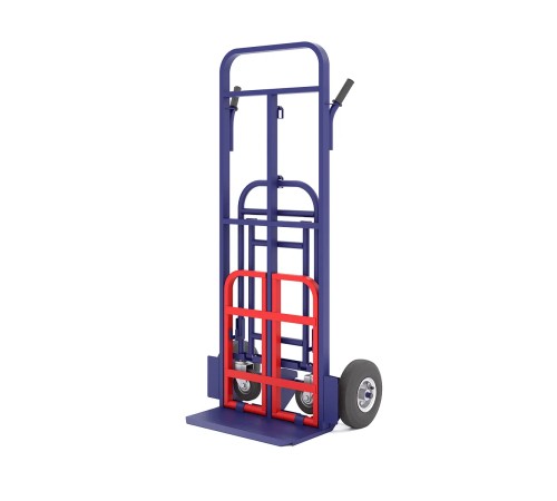 Тележка двухколесная грузовая универсальная ПТК Приоритет ТГУ 200 колёса (d250 + d125)