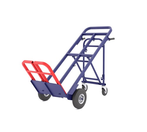 Тележка двухколесная грузовая универсальная ПТК Приоритет ТГУ 200 колёса (d250 + d125)