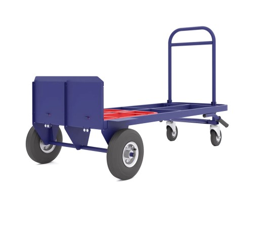 Тележка двухколесная грузовая универсальная ПТК Приоритет ТГУ 200 колёса (d250 + d125)