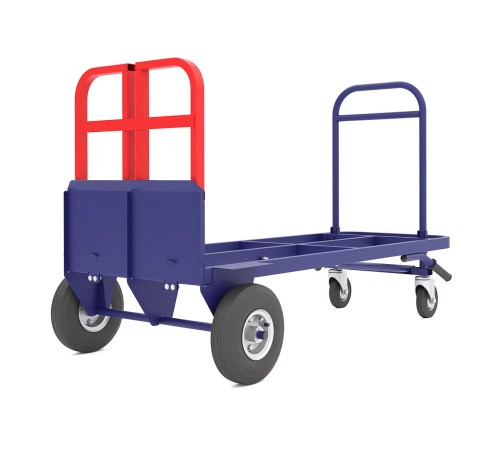 Тележка двухколесная грузовая универсальная ПТК Приоритет ТГУ 200 колёса (d250 + d125)