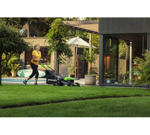 Газонокосилка аккумуляторная Greenworks 40V GD40LM46SP (1хАКБ 8Ач и ЗУ)