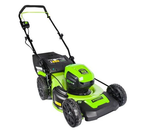 Газонокосилка аккумуляторная Greenworks 60V GD60LM46HP (1хАКБ 4Ач и ЗУ)