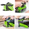 Ленточная шлифовальная машина аккумуляторная Greenworks 24V G24BS (1хАКБ 2Ач и ЗУ)