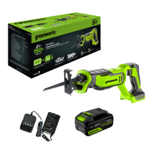 Пила сабельная аккумуляторная  Greenworks 24V PT-BLRS-1 (1хАКБ 4Ач и ЗУ)