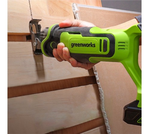 Пила сабельная аккумуляторная  Greenworks 24V PT-BLRS-1 (1хАКБ 4Ач и ЗУ)