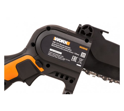 Мини-пила аккумуляторная Worx WG324E.9 (АКБ и ЗУ)