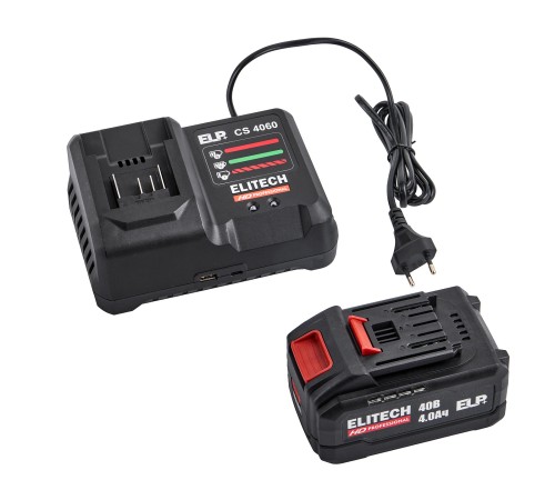 Пила аккумуляторная ELITECH CS 4016BLК (АКБ и ЗУ)