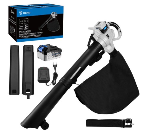 Воздуходувка-пылесос аккумуляторная  Deko DKBL22 085-2043 (2хАКБ и ЗУ)