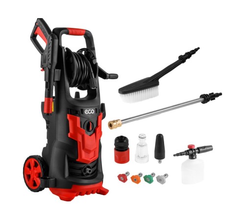Очиститель высокого давления ECO HPW-1724RSi (2.40 кВт, 170 бар, 500 л/ч, самовсасывание, асинхронный (бесщеточный) мотор, барабан для шланга) EC4910-3